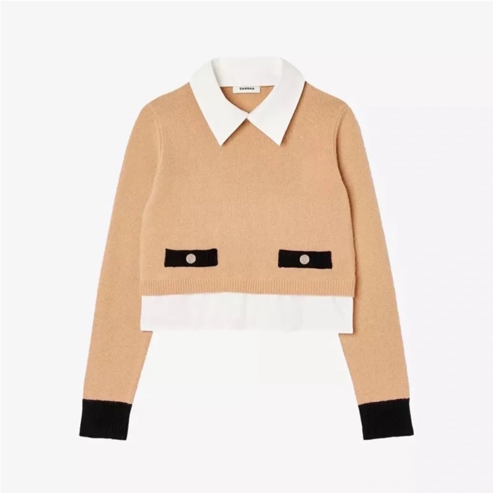 - Dale cropped wool and cashmere-blend jumper small sweater - Picture 2 of 2